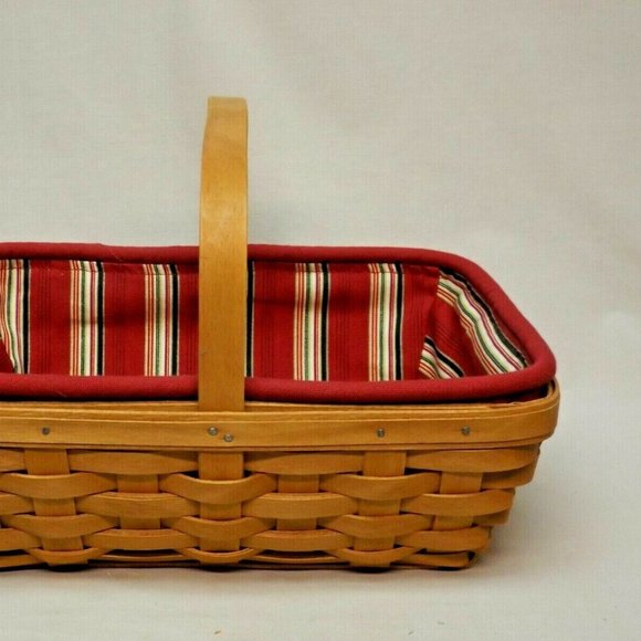 Longaberger 2005 Napkin Basket with Liner - Picture 3 of 14